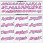 Teal-Pink Jersey White Custom Baseball Authentic Sleeveless Teal-Pink Jersey White Custom Baseball Authentic Sleeveless