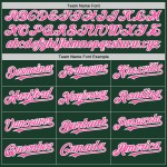 Jersey Green Custom Authentic Sleeveless Baseball Pink-White Jersey Green Custom Authentic Sleeveless Baseball Pink-White