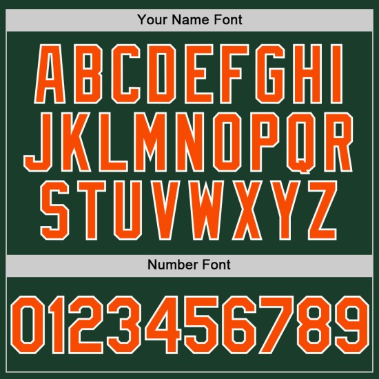 Sleeveless Authentic Custom Baseball Jersey Orange-White Green Sleeveless Authentic Custom Baseball Jersey Orange-White Green