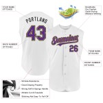 Authentic Custom Old Baseball Purple Gold-Black White Sleeveless Jersey Authentic Custom Old Baseball Purple Gold-Black White Sleeveless Jersey