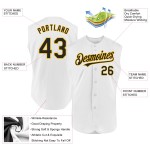 Black-Gold Jersey Custom White Authentic Baseball Sleeveless Black-Gold Jersey Custom White Authentic Baseball Sleeveless