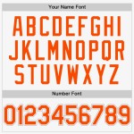 White Sleeveless Orange-Gray Jersey Authentic Custom Baseball White Sleeveless Orange-Gray Jersey Authentic Custom Baseball