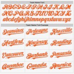 White Sleeveless Orange-Gray Jersey Authentic Custom Baseball White Sleeveless Orange-Gray Jersey Authentic Custom Baseball