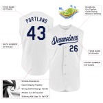 Navy Baseball Jersey White Authentic Custom Sleeveless Navy Baseball Jersey White Authentic Custom Sleeveless