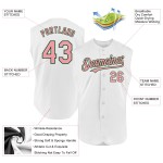 Custom Authentic Pink-Green White Baseball Jersey Medium Sleeveless Custom Authentic Pink-Green White Baseball Jersey Medium Sleeveless