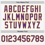Purple-Gold Authentic Baseball Sleeveless Custom White Jersey Purple-Gold Authentic Baseball Sleeveless Custom White Jersey