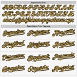 Custom Gold Black-Old Authentic Baseball Jersey Sleeveless White Custom Gold Black-Old Authentic Baseball Jersey Sleeveless White
