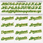 White Authentic Kelly Custom Baseball Jersey Green-Gold Sleeveless White Authentic Kelly Custom Baseball Jersey Green-Gold Sleeveless