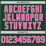 Jersey Green Custom Authentic Sleeveless Baseball Pink-White Jersey Green Custom Authentic Sleeveless Baseball Pink-White