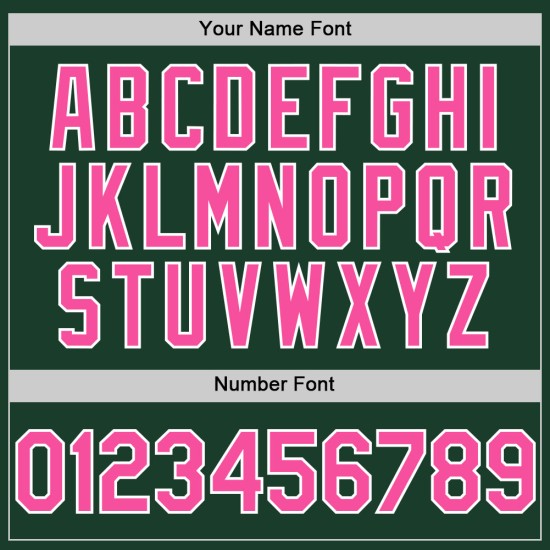 Jersey Green Custom Authentic Sleeveless Baseball Pink-White Jersey Green Custom Authentic Sleeveless Baseball Pink-White