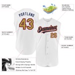 Custom Navy-Red Jersey White Authentic Sleeveless Gold Old Baseball Custom Navy-Red Jersey White Authentic Sleeveless Gold Old Baseball