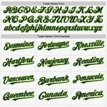 Green Authentic Jersey Sleeveless Navy-Neon White Custom Baseball Green Authentic Jersey Sleeveless Navy-Neon White Custom Baseball