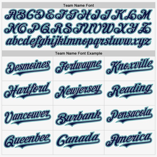 Custom Jersey White Sleeveless Gray-Teal Navy Baseball Authentic Custom Jersey White Sleeveless Gray-Teal Navy Baseball Authentic