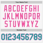 Teal-Pink Jersey White Custom Baseball Authentic Sleeveless Teal-Pink Jersey White Custom Baseball Authentic Sleeveless