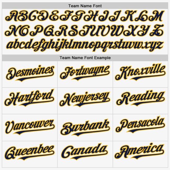 Jersey Sleeveless Authentic Navy-Gold Baseball Custom White Jersey Sleeveless Authentic Navy-Gold Baseball Custom White