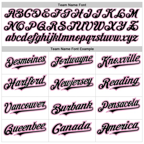 Black-Pink Authentic Baseball White Sleeves Raglan Jersey Custom Black-Pink Authentic Baseball White Sleeves Raglan Jersey Custom