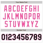 Black-Pink Authentic Baseball White Sleeves Raglan Jersey Custom Black-Pink Authentic Baseball White Sleeves Raglan Jersey Custom