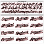 Baseball Sleeves White Authentic Raglan Black-Red Jersey Custom Baseball Sleeves White Authentic Raglan Black-Red Jersey Custom