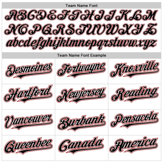 Baseball Sleeves White Authentic Raglan Black-Red Jersey Custom Baseball Sleeves White Authentic Raglan Black-Red Jersey Custom