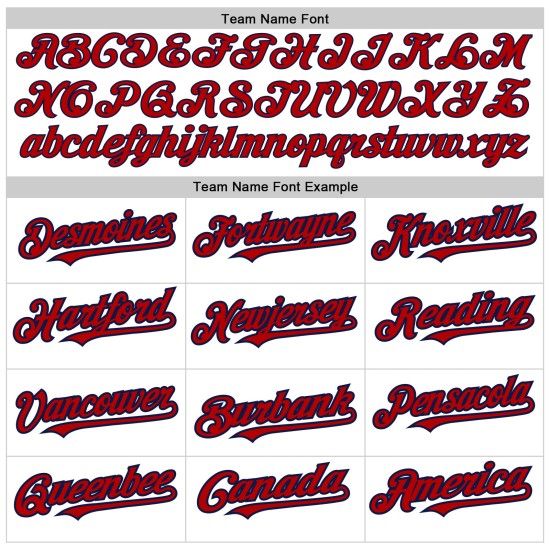 Baseball Custom Authentic Jersey Raglan Red-Navy White Sleeves Baseball Custom Authentic Jersey Raglan Red-Navy White Sleeves