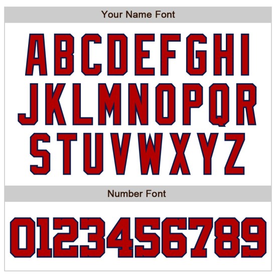 Baseball Custom Authentic Jersey Raglan Red-Navy White Sleeves Baseball Custom Authentic Jersey Raglan Red-Navy White Sleeves